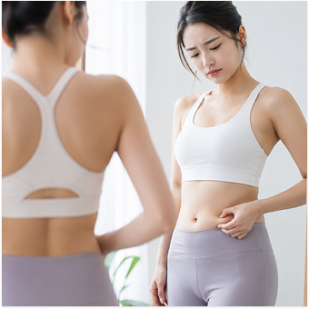 상체 및 바디 라인