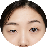 삼백안 눈매