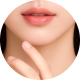 마리오넷 주름, 턱끝